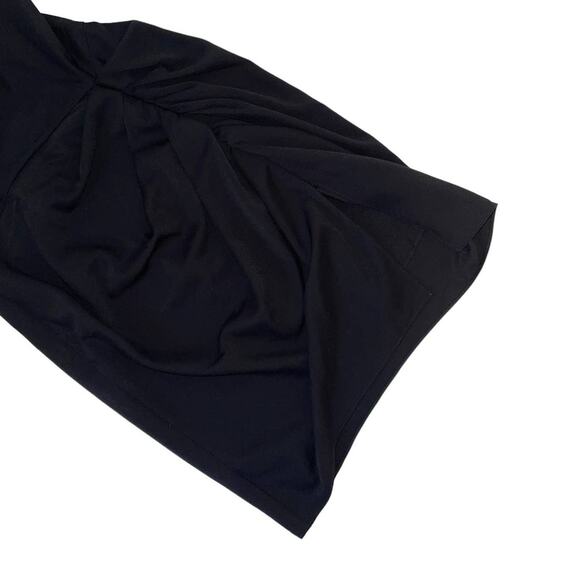 Amanda Uprichard Jasalina Backless Ruched Black Mini Dress Size Large - Picture 11 of 14